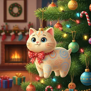 Christmas Cat ornament