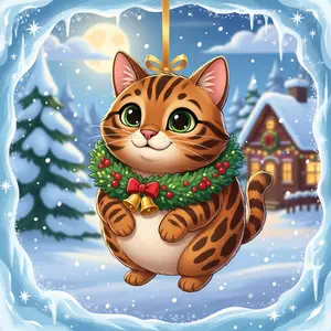 Christmas Cat ornament