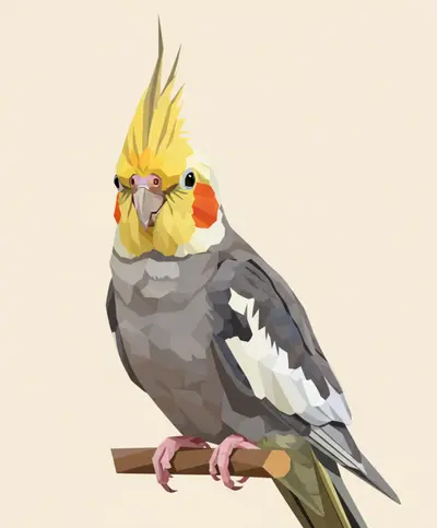 AI-Cockatiel 998 cockatiel bird