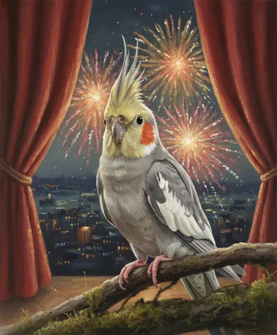 AI-Cockatiel 326 cockatiel bird