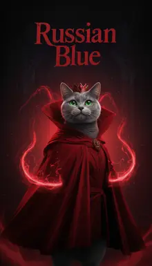 AI-Russian Blue 574 russian blue cat