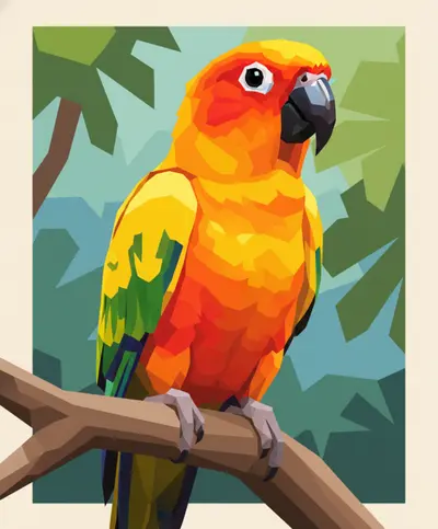 AI-Conure 162 conure bird