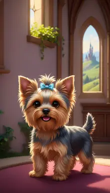 AI-Yorkshire Terrier 319 yorkshire terrier dog