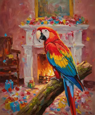 AI-Macaw 267 macaw bird