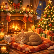 AI-Tabby 838 cat christmas