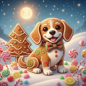 Christmas Labrador Retriever 859 christmas