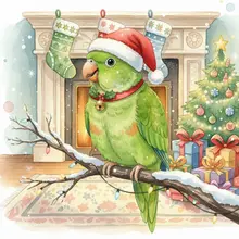 AI-Cockatoo 178 bird christmas