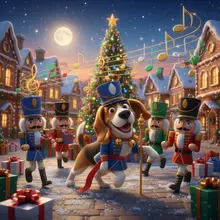 AI-Bulldog 350 dog christmas